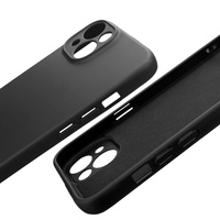 Nouvelle arrivée, coque de téléphone en silicone liquide noir avec impression UV pour les séries 16/15/14, design luxueux résistant aux chocs et à l'eau