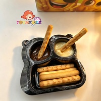 Biscuits à tremper pour enfants Toymerike, en forme de visage amusant, pour collation, vente en gros