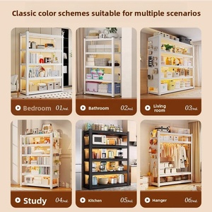 5 שכבה תעשייתית פלדה ללא ספק מוסך מתלה מדפים כלי בית מתכת אחסון מדפים סופרמרקט - Product Image 5