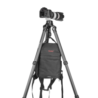Trépied de chasse en fibre de carbone Manbily MT-364+BY-75+PA-02 avec tête de nivellement et adaptateurs Pica & Arca pour la prise de vue en extérieur et la caméra