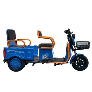아이들을위한 등받이 부품이있는 공장 맞춤형 성인 200CC 동봉 된 모터 가방 시트 아기 미니 전기 세발 자전거