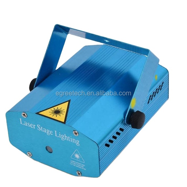Wholesale Hot Sale Factory Price Fashion Mini Voice Control Aluminum Alloy LED Stage Laser Light