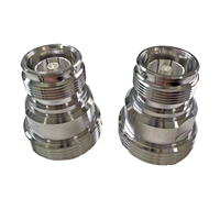 Messing L29/4.3-10-KK Adapter-Steckverbinder DIN 7/16 L29 Buchse auf Mini DIN 4.3-10 Buchse Koaxial-Steckverbinder