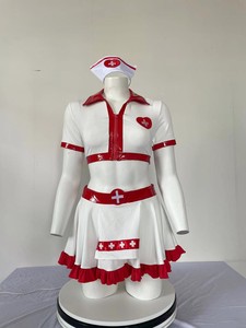 Nuevo conjunto de disfraces de tentación de medias de uniforme de enfermera de lencería Sexy europea y americana-pijamas de mujer calientes e <span class=keywords><strong>inocentes</strong></span> adultos Be - Product Image 6