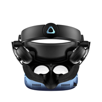 Casque HTC Vive Lunettes 3D VR Réalité Virtuelle pour Jeux HTC Vive COSMOS avec 6 Caméras de Suivi avec Deux Manettes