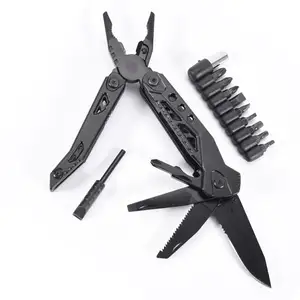 Multifunction pliers with nylon pouch multitool knife outdoor other home appliances fire starter camping survival tools kit EDC