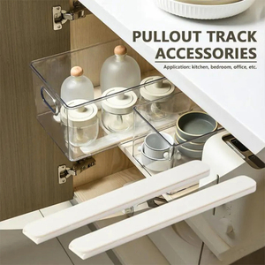 Boîte de rangement multifonctionnelle pour accessoires, avec rails de glissière pour tiroirs DIY et organisateur de placard - Product Image 1