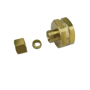 Adaptateur en laiton avec filetage interne 3/4\" vers compression 1/4\" diamètre extérieur 3/8\" pour tuyau d'arrosage de jardin 3/4\" - Product Image 2