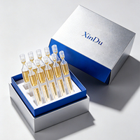 Flacon ampoule jetable en PETG de 1,5 ml, 2 ml, 5 ml pour injection médicale, cosmétiques, essence, flacon en plastique pour soins de la peau