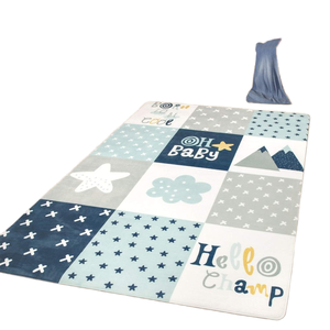 Tappeto per <span class=keywords><strong>Camera</strong></span> dei <span class=keywords><strong>Bambini</strong></span>, Tappetino da Gioco, Moderno Tappeto in Lana a Pelo Corto per Ragazzi e Ragazze - Product Image 1