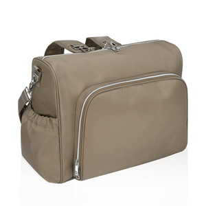 <span class=keywords><strong>Sac</strong></span> d'accessoires pour poussette en nylon personnalisé Organisateur de poussette étanche pour bébé avec porte-gobelet isolé <span class=keywords><strong>Sac</strong></span> de poussette pour couches pour bébé - Product Image 2
