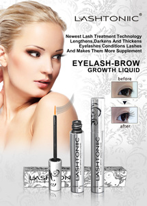 Suero para el Crecimiento de <span class=keywords><strong>Pestañas</strong></span> Lashtoniic, Acelera el Crecimiento, Engrosa las <span class=keywords><strong>Pestañas</strong></span>, Potenciador del Crecimiento de <span class=keywords><strong>Pestañas</strong></span>, Aspecto Natural para el Cuidado Diario de los Ojos - Product Image 4