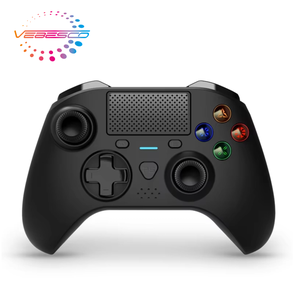 Diseño Exclusivo para PS4, Sensor <span class=keywords><strong>de</strong></span> Seis Ejes, Botón Vibrante con Luz, Doble Impacto, 600 MA, Joysticks Personalizables, Controles <span class=keywords><strong>de</strong></span> Juego - Product Image 1