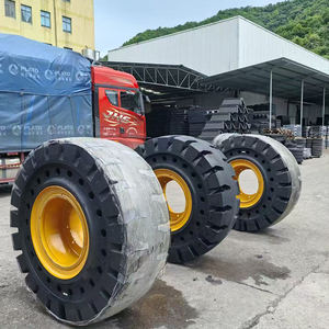Neumáticos de goma sólida de 10 pulgadas 6,50-10 23x9-10 9,00-20 10,00-20 piezas de carretilla elevadora rueda neumática en venta - Product Image 6