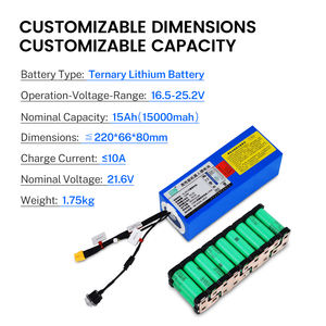 Özelleştirilmiş 21.6V 15Ah 21700 50S Lityum Pil Hafif Yüksek Deşarj Oranlı Pil, Dış Mekan Uçuşu İHA Güç Sistemi için - Product Image 4