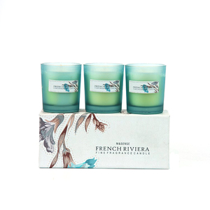 <span class=keywords><strong>La</strong></span> Riviera Francesa 70G * 3 55*65 Mm única vela regalo caja - Product Image 1