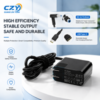 Chargeur rapide 45W, 19.5V 2.31A, adaptateur secteur pour ordinateur portable, prise 4.5*3.0mm pour H et USB C/Type C