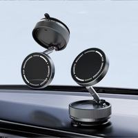 Nouveau support magnétique pour téléphone avec ventouse à vide, rotation à 360 degrés et support de navigation magnétique pliable à ventouse à vide