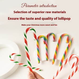Bán Buôn Hộp Quà Tặng 12Pcs Giáng Sinh Trẻ Em Kẹo Cao Xuất hiện Kẹo Trái Cây Có Hương Vị Đồ Ăn Nhẹ Phim Hoạt Hình Mô Hình Kẹo Canes - Product Image 4