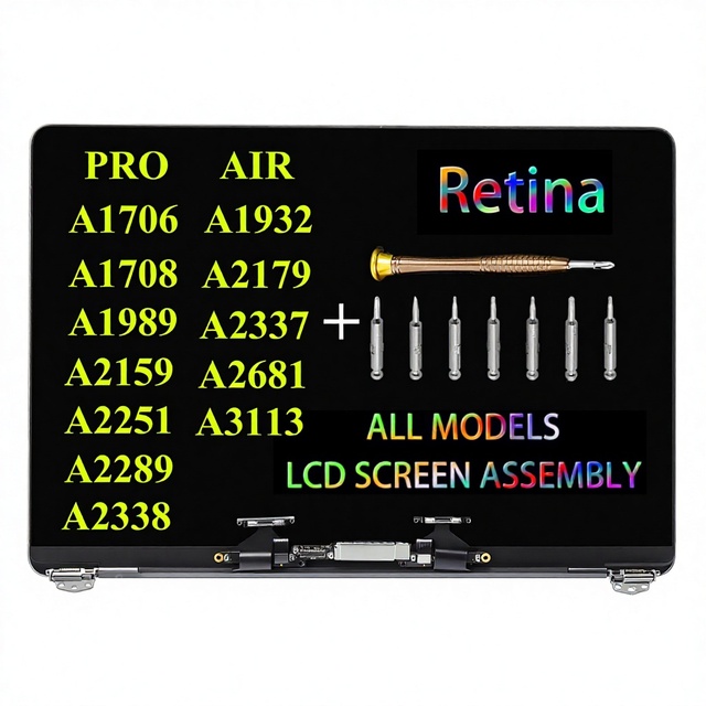 For MacBook A2337 A2681 A1706 A2338 A2337 A1708 A2159 A1932 A2179 A1465 A3112 A3185 GBOLE Original Quality LCD Screen Assembly