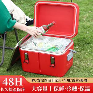 Cooler Box 20L Insulated Food Storage Outdoor Use Rectangle Shape Stainless Steel Inner PP Outer Shell - Product Image 5