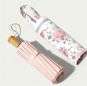 Folding <b>Umbrellas</b> Rain Sun Upf 50+ Uv Protection <b>Windproof</b> Waterproofing and Strong Travel Essentials for Men Women - Product Image 3