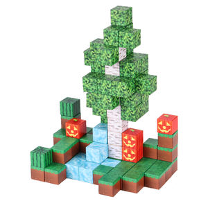 Cubo Magnetico Personalizzato My World Game Blocks Set con Motivi Multipli in Plastica Certificato EN71 Magneti da 3,3mm Guangdong 14x18x5cm - Product Image 2