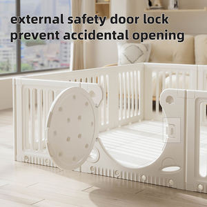 Xinqi Kidzone Çevre Dostu Plastik İnteraktif Bebek Oyun Parkı Güvenlik Kapısı Çocuk Oyun Merkezi Ev Aktivite Çiti İç Mekan - Product Image 4