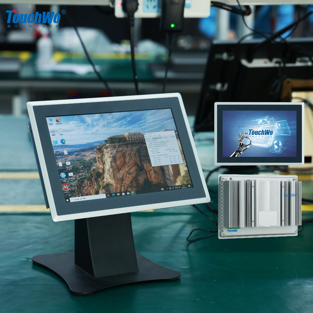 TouchWo 10.1" Industrial Embedded Computer Custom X86 N100/i5 IP65 Multi-Touch Touchscreen All-in-One Factory Direct OEM ODM