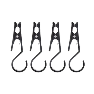 Metal Camping Hook Clips 4-Pack Outdoor <b>Tent</b> <b>Canopy</b> Clip Accessory All Seasons Use - Product Image 1