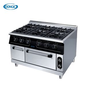 Estufas comerciales de seis hornillas de <span class=keywords><strong>gas</strong></span> Buen precio con horno - Product Image 1