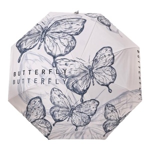Nouveau <span class=keywords><strong>parapluie</strong></span> <span class=keywords><strong>automatique</strong></span> papillon de style national pour femmes entièrement Protection contre les UV et la pluie Pare-soleil portable pour les étudiants - Product Image 5