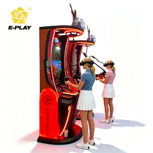 EasyPlay 2026 Frenzy <span class=keywords><strong>Solo</strong></span>, Simulador de Disparos VR para un Jugador, Máquina de Juegos Arcade de Zombis para Interiores, Simulador de Disparos VR - Product Image 1