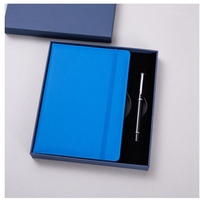 Ensemble cadeau d'entreprise de luxe A5 avec logo personnalisé, vente en gros, ensemble de carnet de notes avec papier intérieur personnalisé