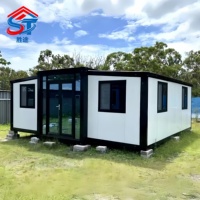 Casa Contenedor Expandible de 20 pies, Tamaño Personalizado, para Uso Hotelero, Diseño Moderno, Material de Panel Sándwich, Plegable y Portátil, Venta al Por Mayor