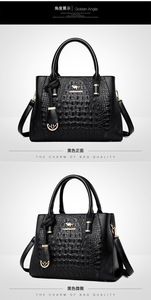 Big Leather Women's Crossbody Bags Classic Top Handle Handbags for Women Fashion Large Capacity Casual Ladies Purse - Product Image 4