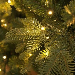 Banana Leaf PE & PVC Mixed Automatic Christmas <b>Tree</b> with Low-Voltage LED Lights, Ideal for Mall, Hotel & Living Room Decoration - Product Image 6