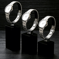 Support d'affichage pour montre intelligente en acrylique givré, support de haute qualité, portable, pour boutique de détail, accessoire avec trois tailles par ensemble