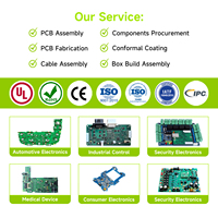 Servicio Profesional de Fabricación y Ensamblaje de PCB por Fábrica EMS, PCB Multicapa Fr4 Personalizada, Servicios OEM Llave en Mano