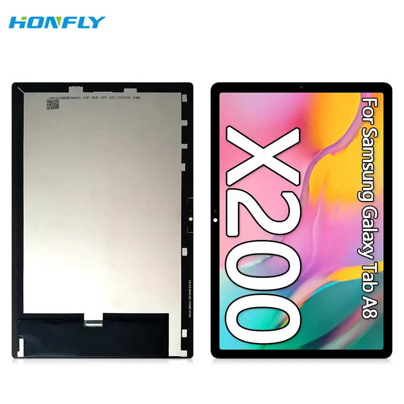 Honfly lcd ponsel Samsung Galaxy, rakitan tampilan sentuh lcd 10.5 inci untuk Samsung Galaxy Tab A8 X200