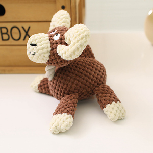 Juguetes para perros de compañía-Juguetes chirriantes para perros de peluche-Cachorro de peluche masticable EN EL Toy-19asst. Animales - Product Image 4