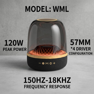 Enceinte sans fil 120W en gros, prête pour OEM/ODM, son surround 360° Apt-X, LED RGB, TF/AUX/BT 5.3, effets sonores de <span class=keywords><strong>jeu</strong></span>, stéréo domestique - Product Image 4