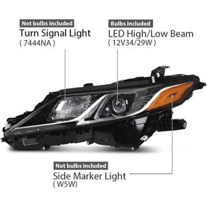 <span class=keywords><strong>Camry</strong></span> LE <span class=keywords><strong>SE</strong></span> 2018 2019 2020 2021 <span class=keywords><strong>2022</strong></span> TO2502255 TO2503255 Faros delanteros Luz de circulación diurna DRL LED Faro delantero para Toyota - Product Image 2