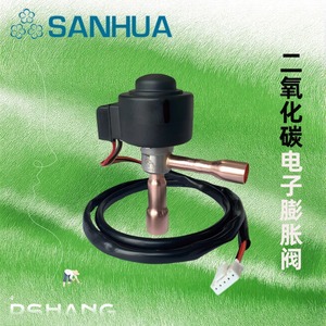 วาล์วขยายตัวอิเล็กทรอนิกส์ CO2 ยี่ห้อซานฮัว รุ่น LPF03T LPF05T 001 LPF08T 001 แบบสมดุลภายใน ใช้กับสารทำความเย็น R22 R134a R404A R410A อะไหล่เครื่องทำความเย็น - Product Image 3