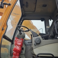 Excavatrice sur pneus Hyundai R210W-7, haute efficacité, forte puissance, équipement de construction d'occasion avec moteur à engrenages et pompe, 21 tonnes