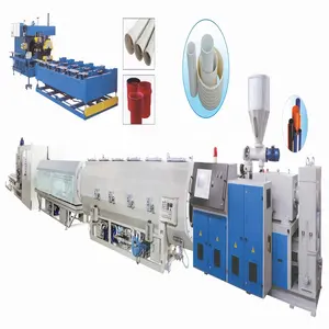 Full Automatic Plastic CPVC UPVC Water Electric tube Pipe Making Machinery PLC control