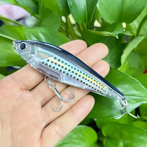 CHEERY XX-026 Señuelo de superficie 3D Inshore <span class=keywords><strong>90ss</strong></span> tipo lápiz 70mm 8g para lubina, lucio, zander, carpa, perca - Pesca en agua dulce y salada - Product Image 4