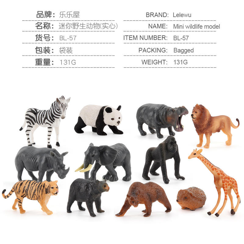 BL-57 Mini Wildlife 12 piezas 131G