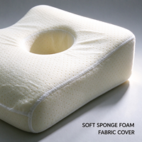Coussin en éponge souple personnalisé OEM ODM avec design à trous ronds, coussin de soutien en mousse épaisse pour chaise de bureau, siège de voiture, siège respirant