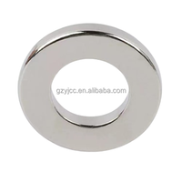Magnet Neodymium Cincin Permanen Yong King Strong N52 Industri, Lubang, Material Magnetik Berpotensi Tinggi, Pengelasan, Pembengkokan, Pemotongan
